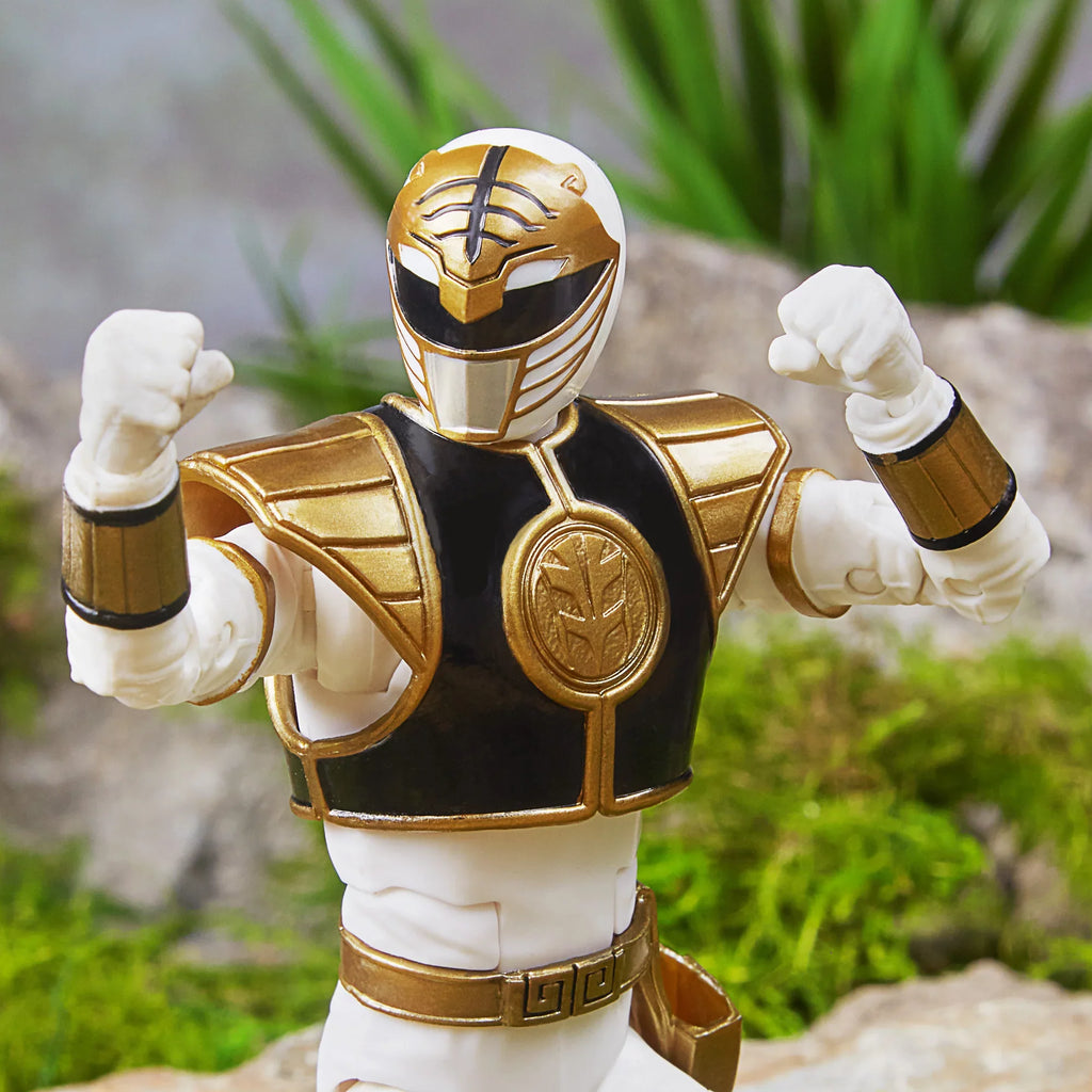 6-inch Morphin White Rangers Lightning Ranger Mighty Collection Power Figure
