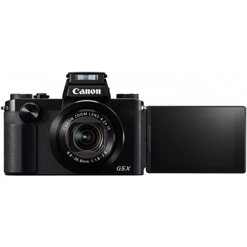 Card, G5 Kit (0510C001), Soft Reader, Digital Strap, Bag, Memory Deluxe Card Flex 64GB (International Cleaning Canon X Tripod, Hand Wallet, Model) Camera PowerShot