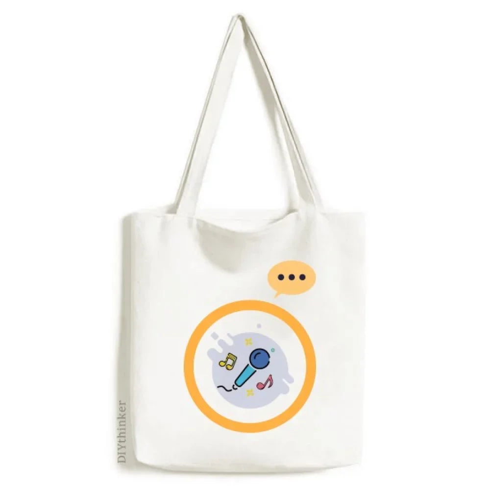 descant bag sing tote canvas expression microph sack shoulder