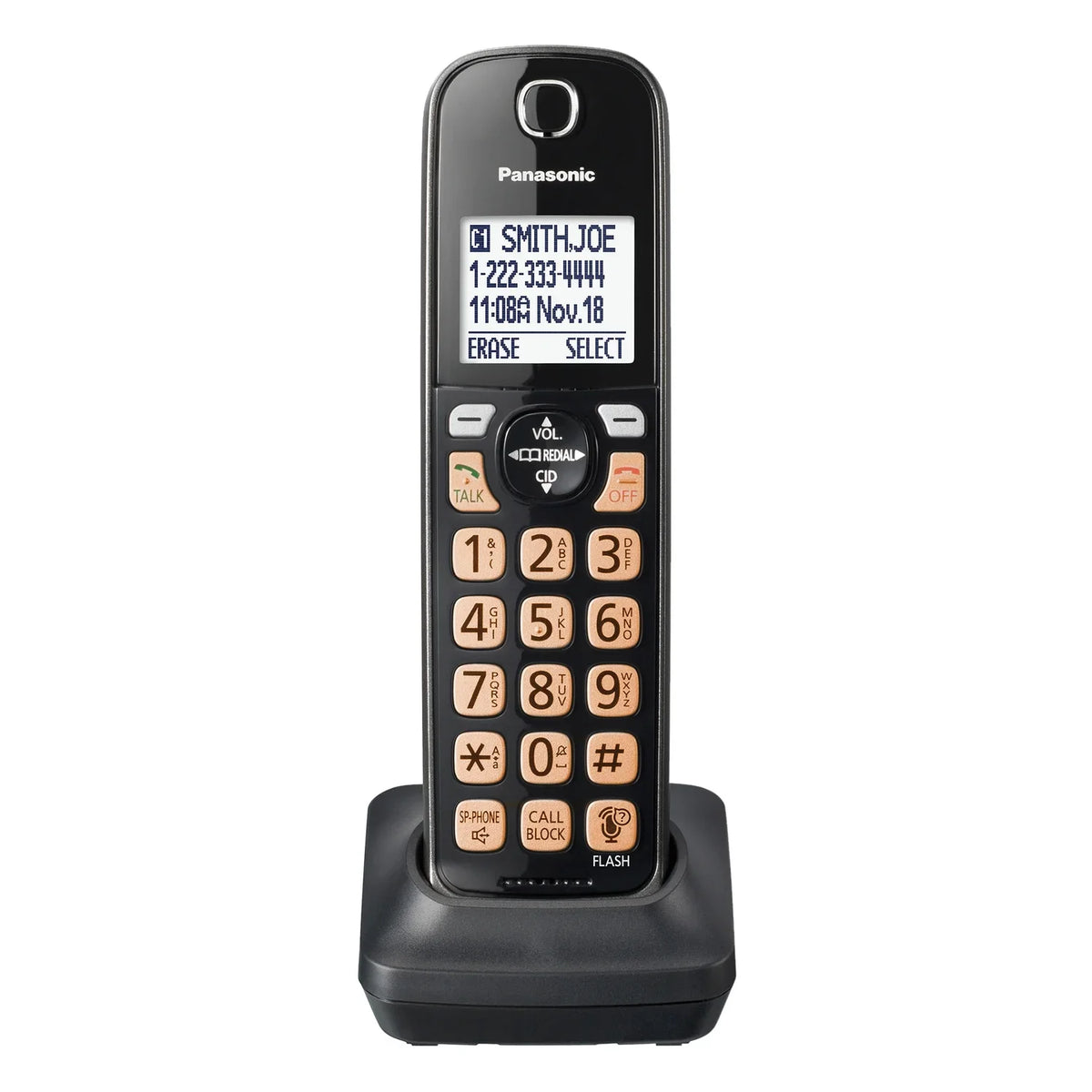 Handset, KX-TGD66x Panasonic Accessory Phone KX-TGDA66M Cordless