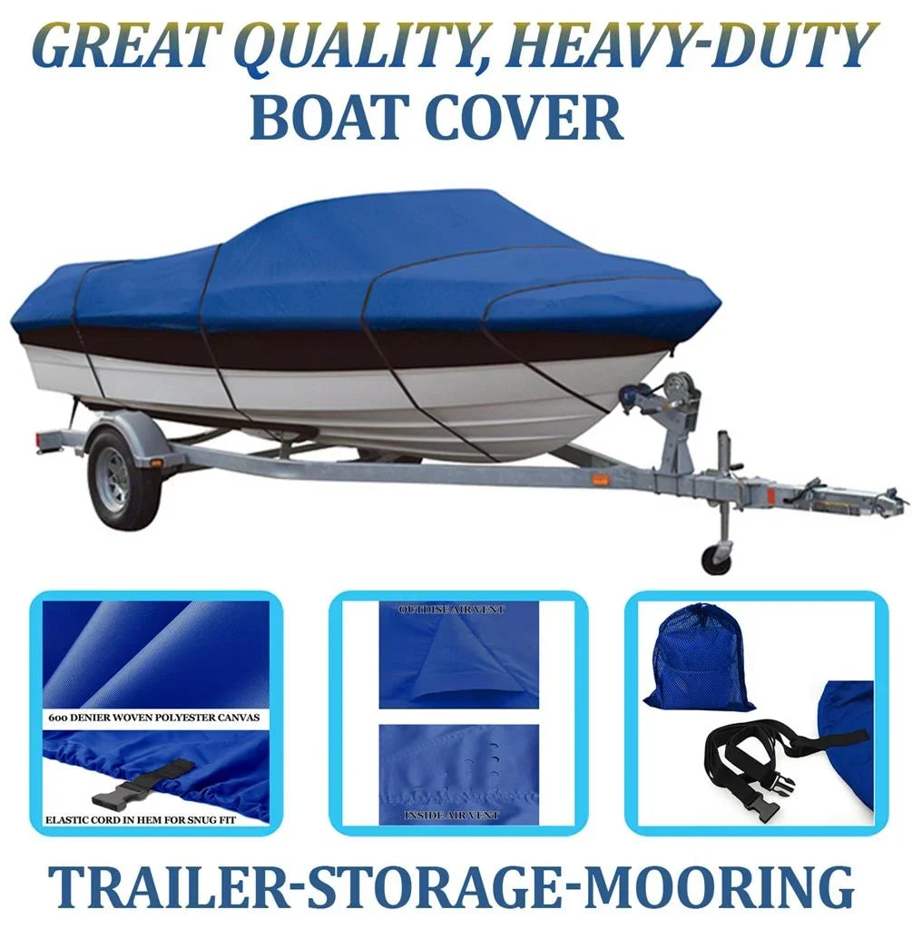 SC O/B FISH 1600 COVER CRESTLINER Compatible GREAT for BLUE, 1999-2000 QUALITY BOAT HAWK
