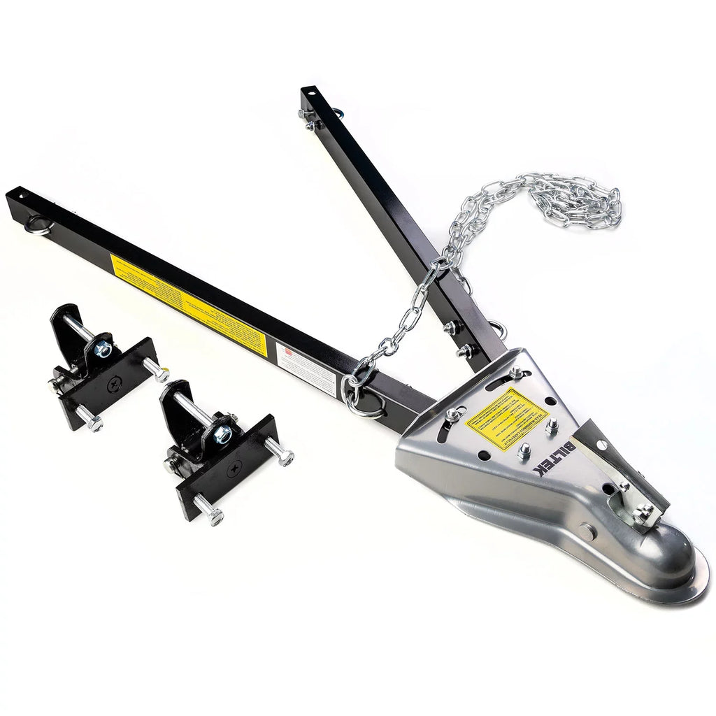 Universal lbs. Trailer Towing Ball with Tow 2x Adjustable Chains 2" Hitch, Capacity 5000 for Bar Safety Biltek