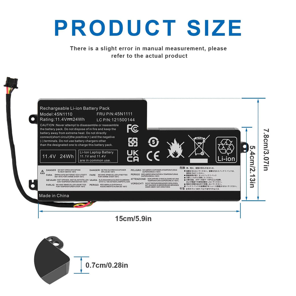 For T450S 45N1108 Battery T460 ThinkPad