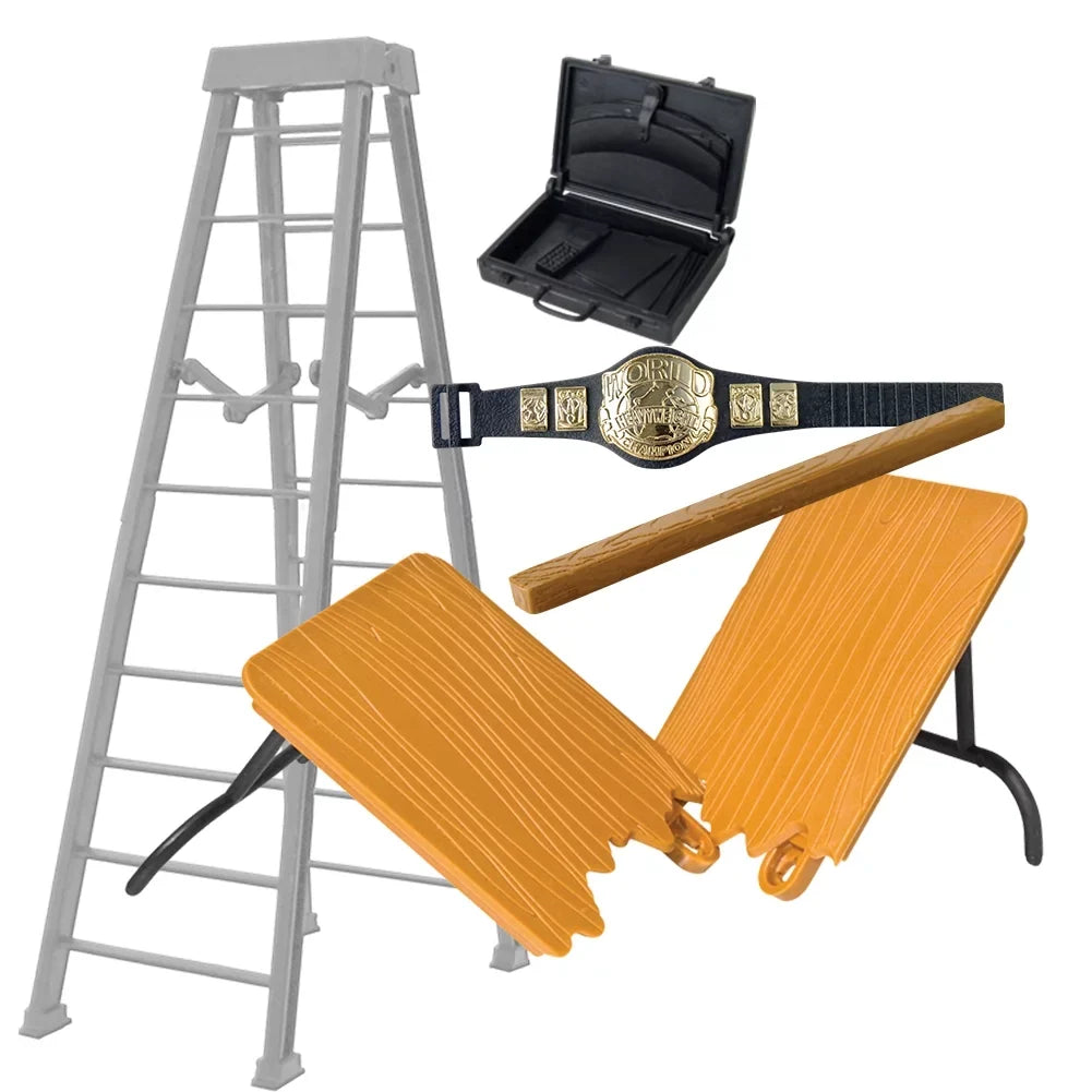 Wrestling & for the Grab Piece Action 5 WWE Figures Deal Cash Belt Special