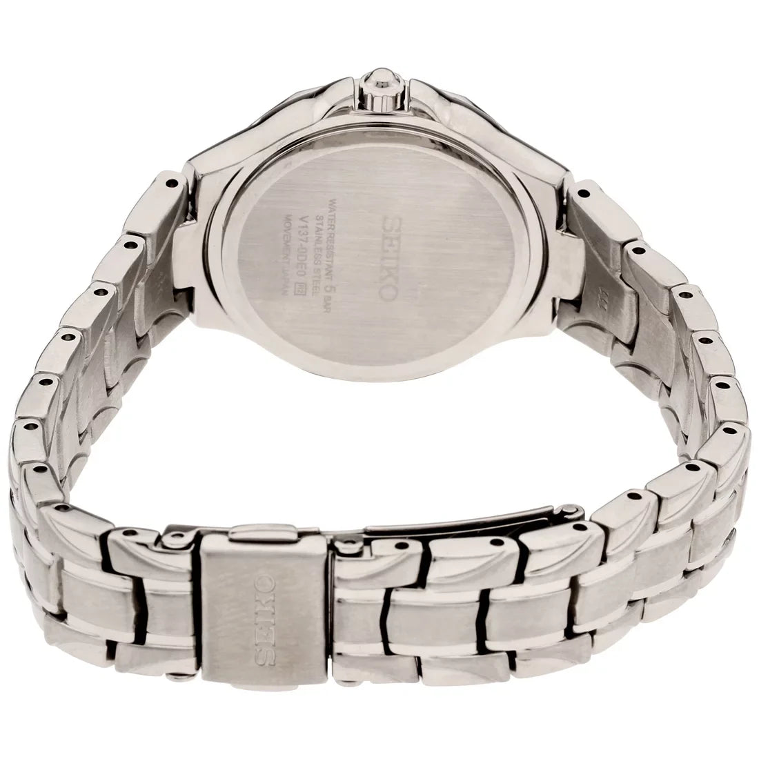 Stainless (Model: Seiko Dress LADIES' Color:Silver-Toned SUP385) Watch, Quartz Women's Steel