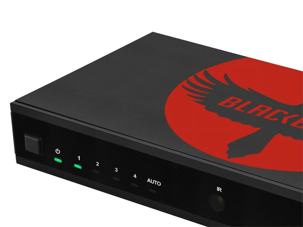 4K60 Audio 2.2 - Monoprice Video AV Blackbird 18Gbps Seamless 2.0b, HDCP Professional Switcher Extraction, Installations, for and HDMI 1.x Multiviewer video Pro-Series bandwidth UHD