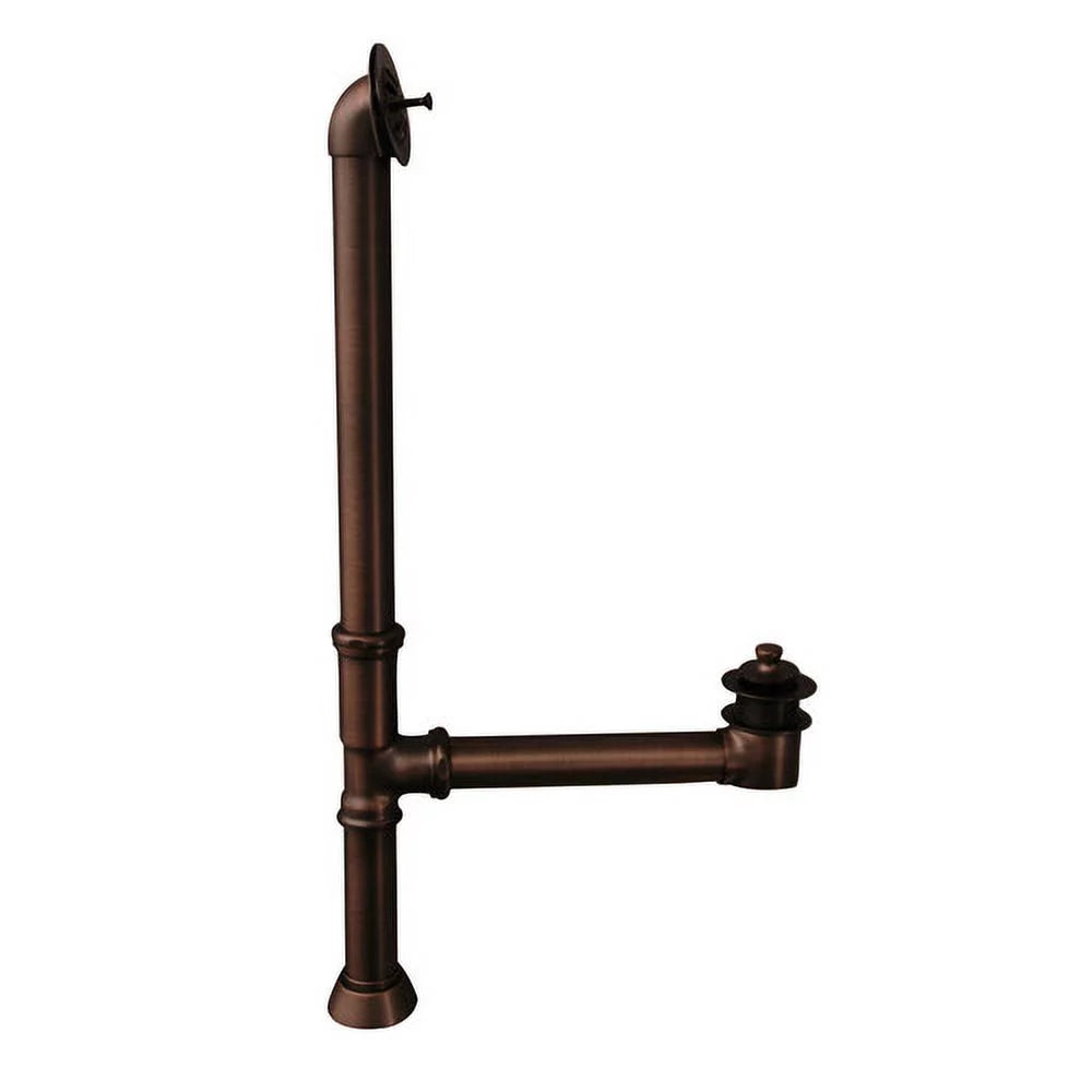 Shower TKCTRN60-ORB4 Top Rd 60 Kit Drain-Oil Rubbed Roll Bronze Tub Filler Supplies CI