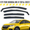 Car In-Channel 2016-2022, for Window Visors, Sun Visors Wind Fit Accessories AEROGUYS - 4 Vent Extra pcs. Deflectors Durable Rain Honda AG0157 Window Visors, HR-V Guards