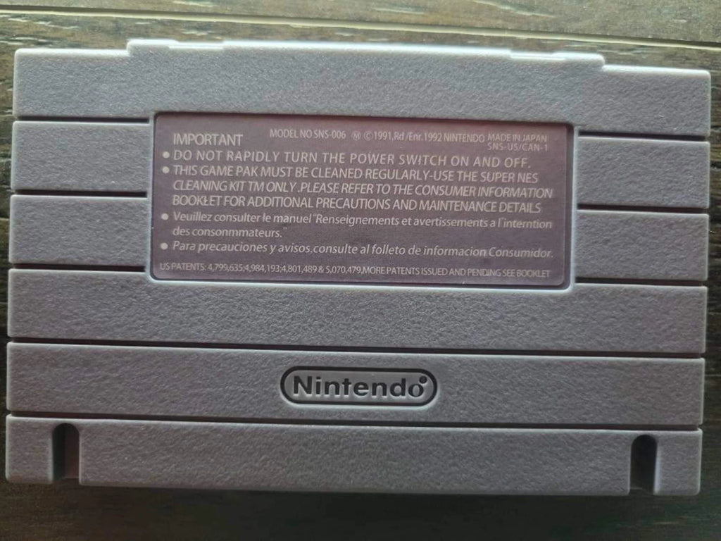 Super OutlAnder Cartridge - NTSC/PAL - Ent. setup SNES 1993 Nintendo