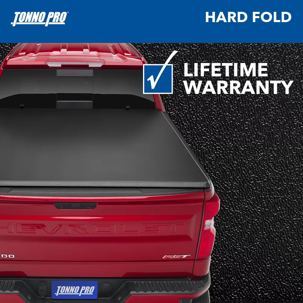 (81") Ford Folding Bed Cover Truck F-250/350 - Duty Fits Bed Hard Tonneau 9" Pro 2016 1999 Tonno | | Fold, 6' HF-366 Super Hard