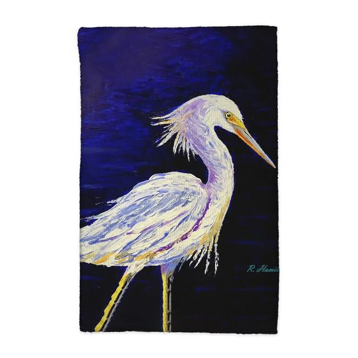 16 in. Palette Egret Snowy x Towel 25 Kitchen