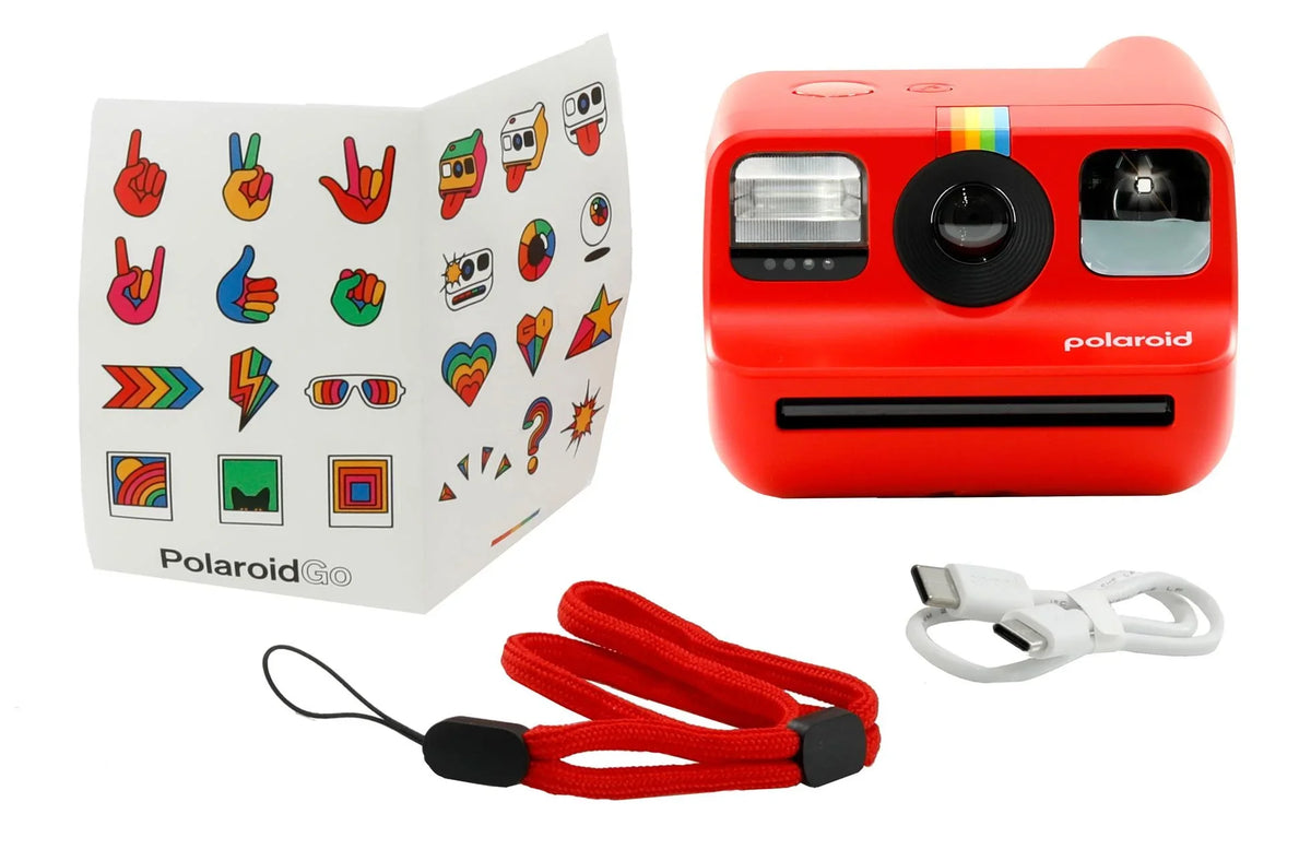 Polaroid (Red) Pack Instant Double 2 Go + Color Generation Film, + Album Camera Film Polaroid