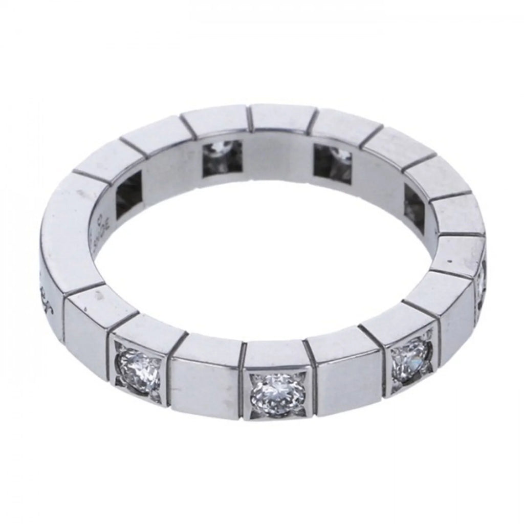 Pre-Owned K18WG Ring Gold Cartier Raniere (Good) White