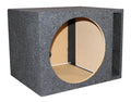 Audio Car Sub Ported Empty Box QPower Single Vented Subwoofer 15" Enclosure