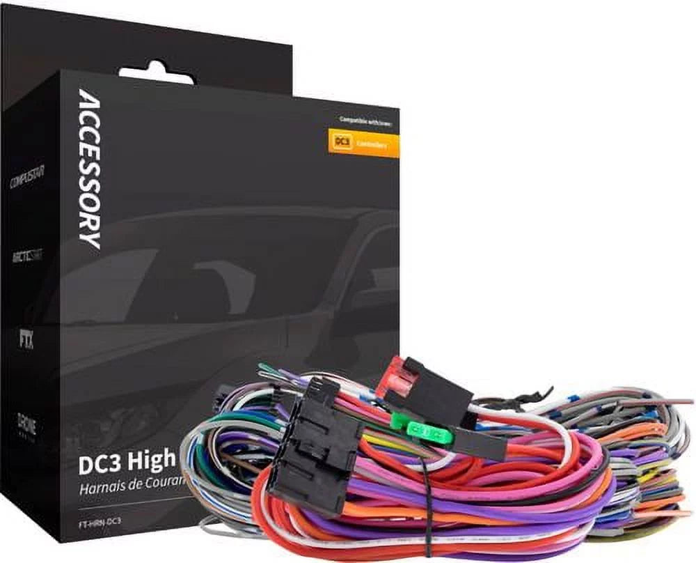 '- for Installation - Hardwire Black Compustar Kit RS1B-DC3