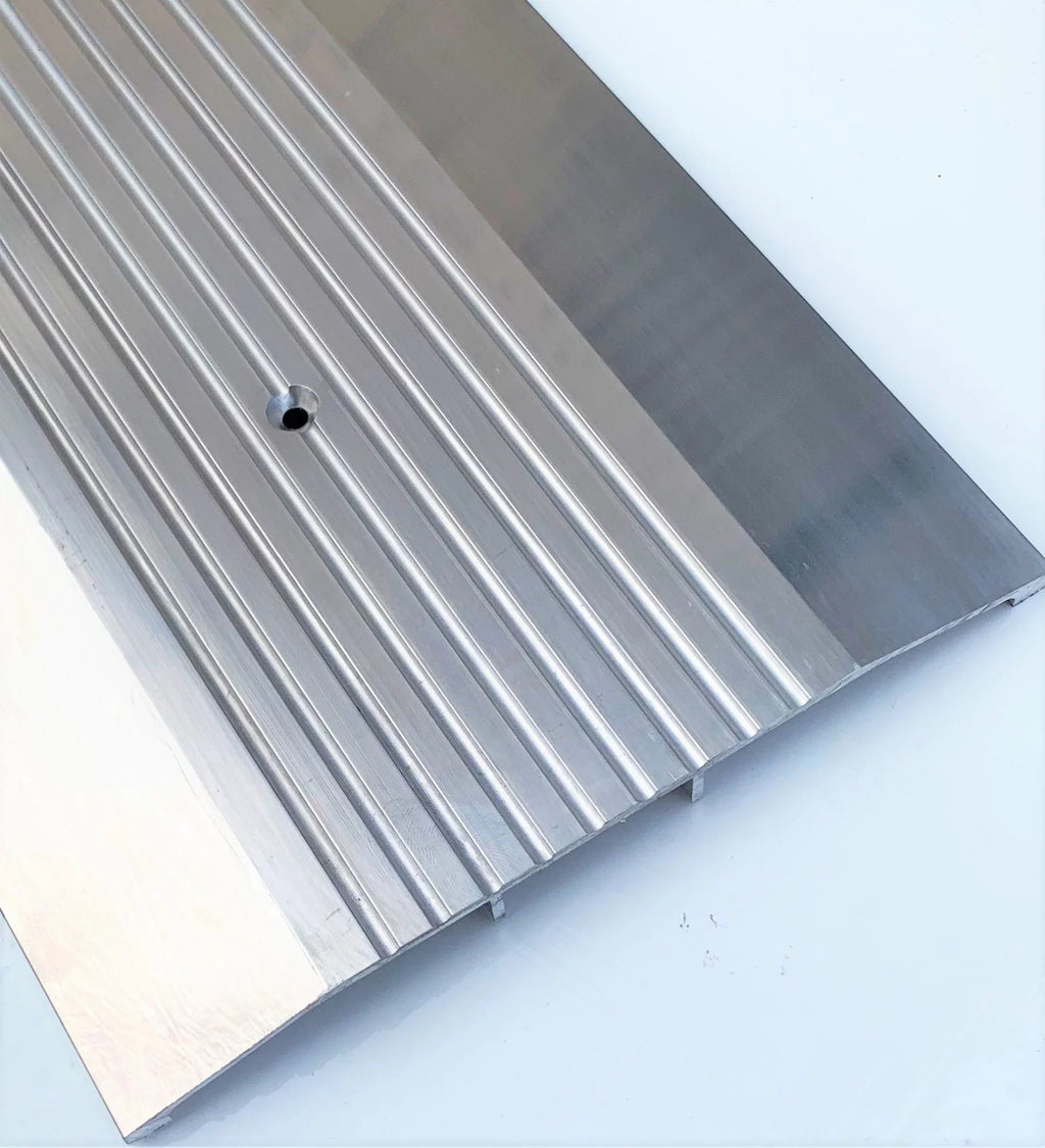 Made in 1/2" 3/4") Threshold Aluminum USA Long) Corrugated Heavy (96 FT x (8 Duty 7" Wide