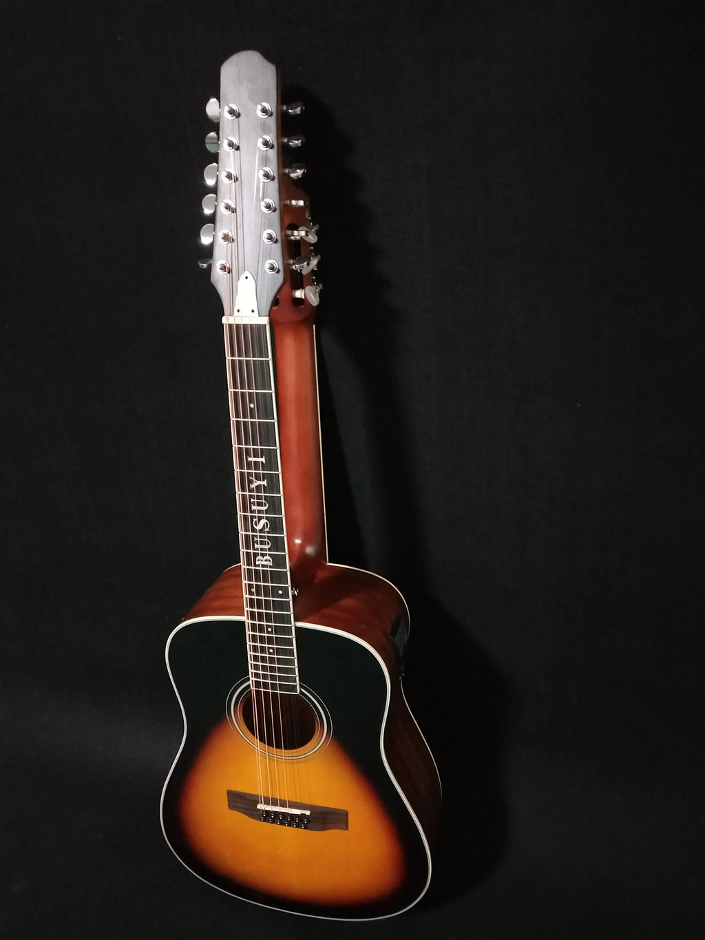 PT Double Guitar Sided Acoustic Strings Busuyi 2021 Sunset 12/6 Neck, Double