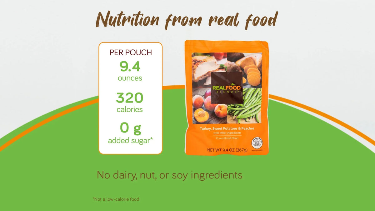 Potatoes - Oz Tube Real People & for - Peaches Fed Sweet 9.4 Meals (Pack of Blends Pouch Turkey, 12) Food -
