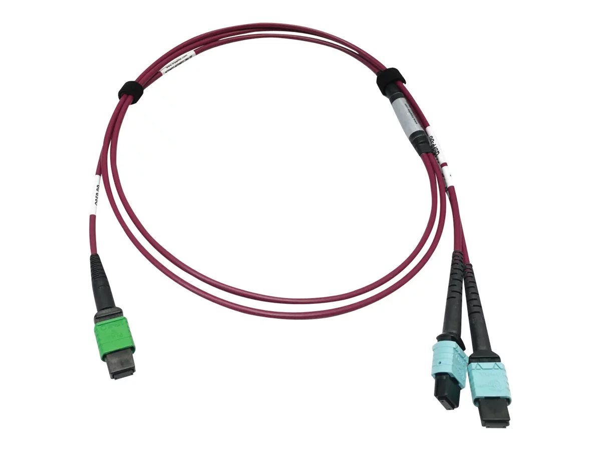 Multimode m - Lite m - (F/F), optic / to (F) MTP/MPO/APC 16F Eaton 50 Optic MTP/MPO-APC 3 MTP/MPO/UPC - Network 125 multi-mode Fiber 50/125 - 12F micron (x2) - Series (F) Tripp OM4 to multi-mode Magenta, Cable, 400G MTP/MPO-UPC fiber - cable 3 Plenum