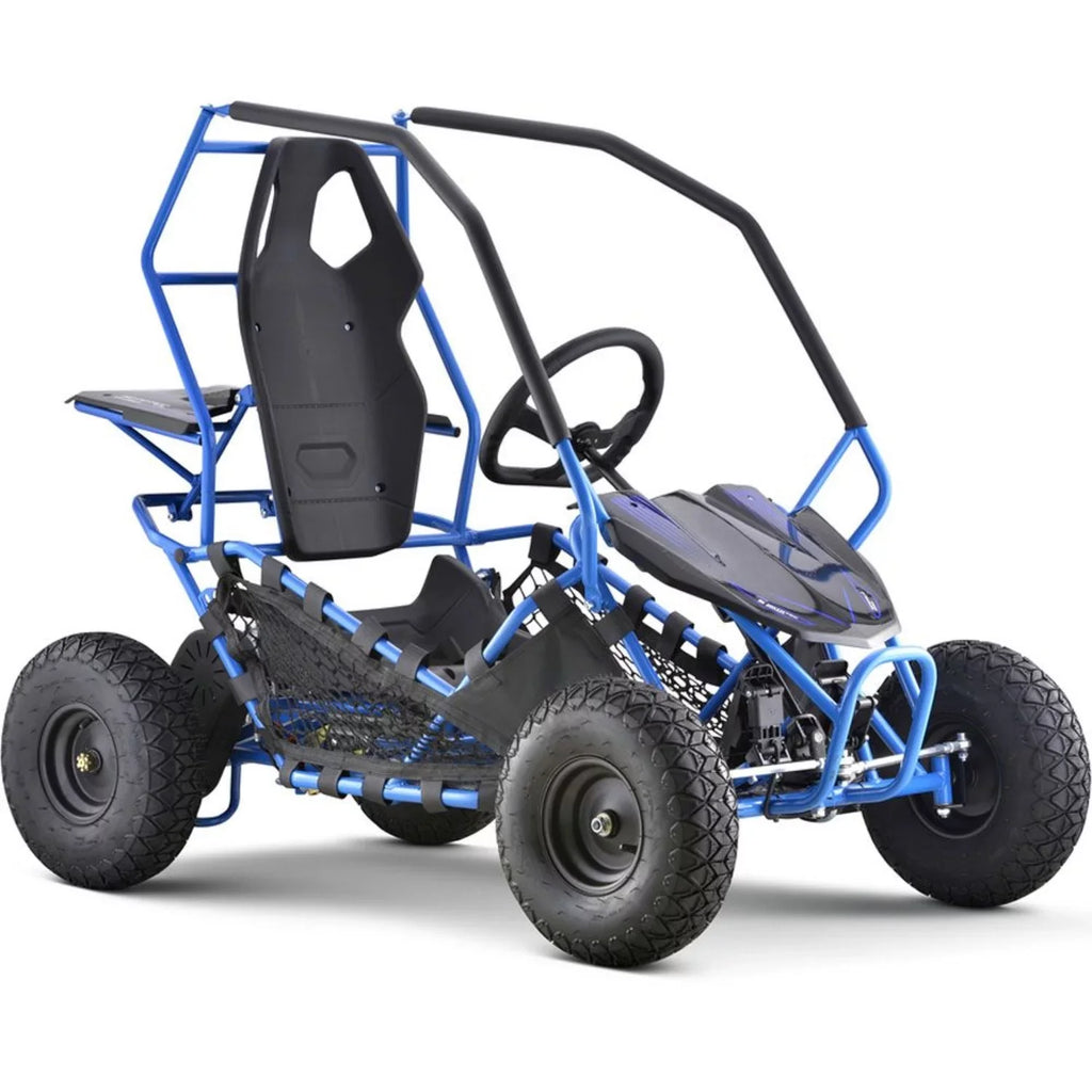 Blue 36v Kart 1000w Electric MotoTec Maverick Go