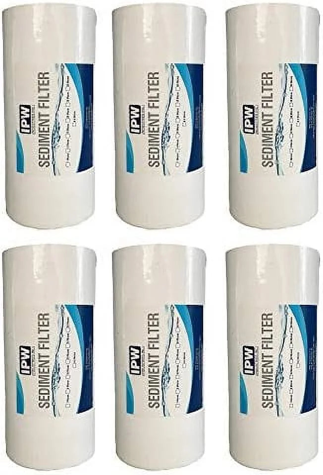 Filtration 20 Filter Filters) Of Micron Pack Filter - 10" Systems Sediment Other 45" And With Full Sediment Pelican Filter Whole - Compatible (6 X Flow Water House