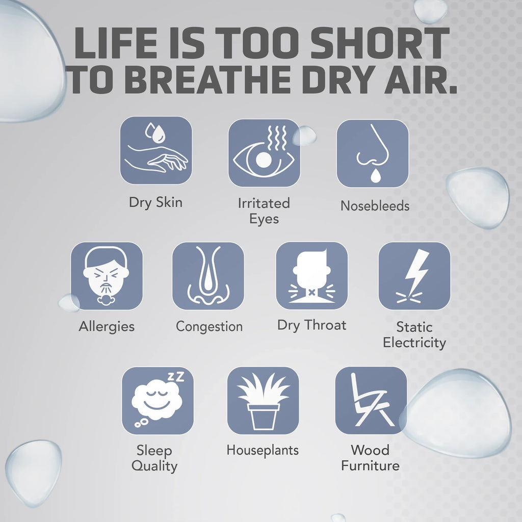 with Ultrasonic 90-Hour 1.6 ft. PureGuardian Mist 420 Sq. Humidistat, H997W Gallon Humidifier Cool