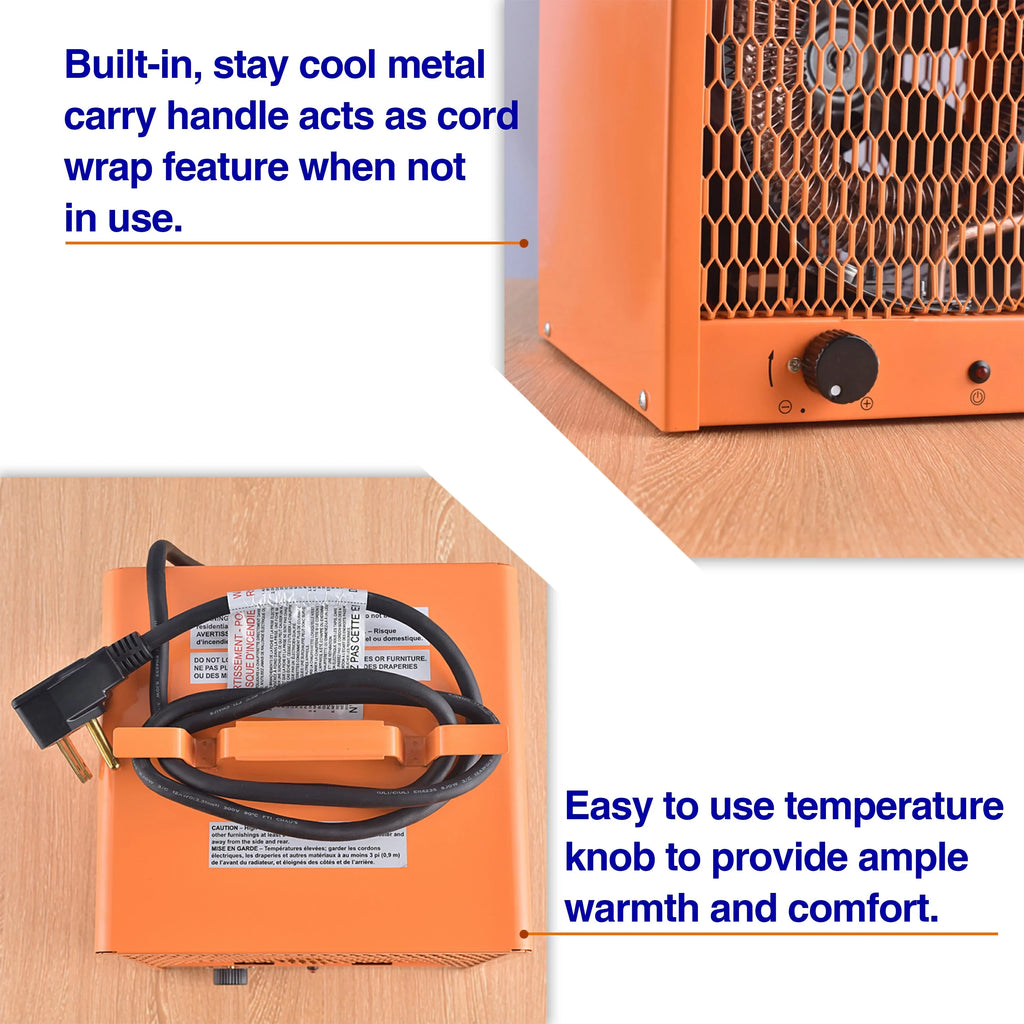 Fan Plug 240 Watt 4800 the Heater, , Phase Forced NEMA#6-30R,Industrial Aain Hz,3 Volt/60