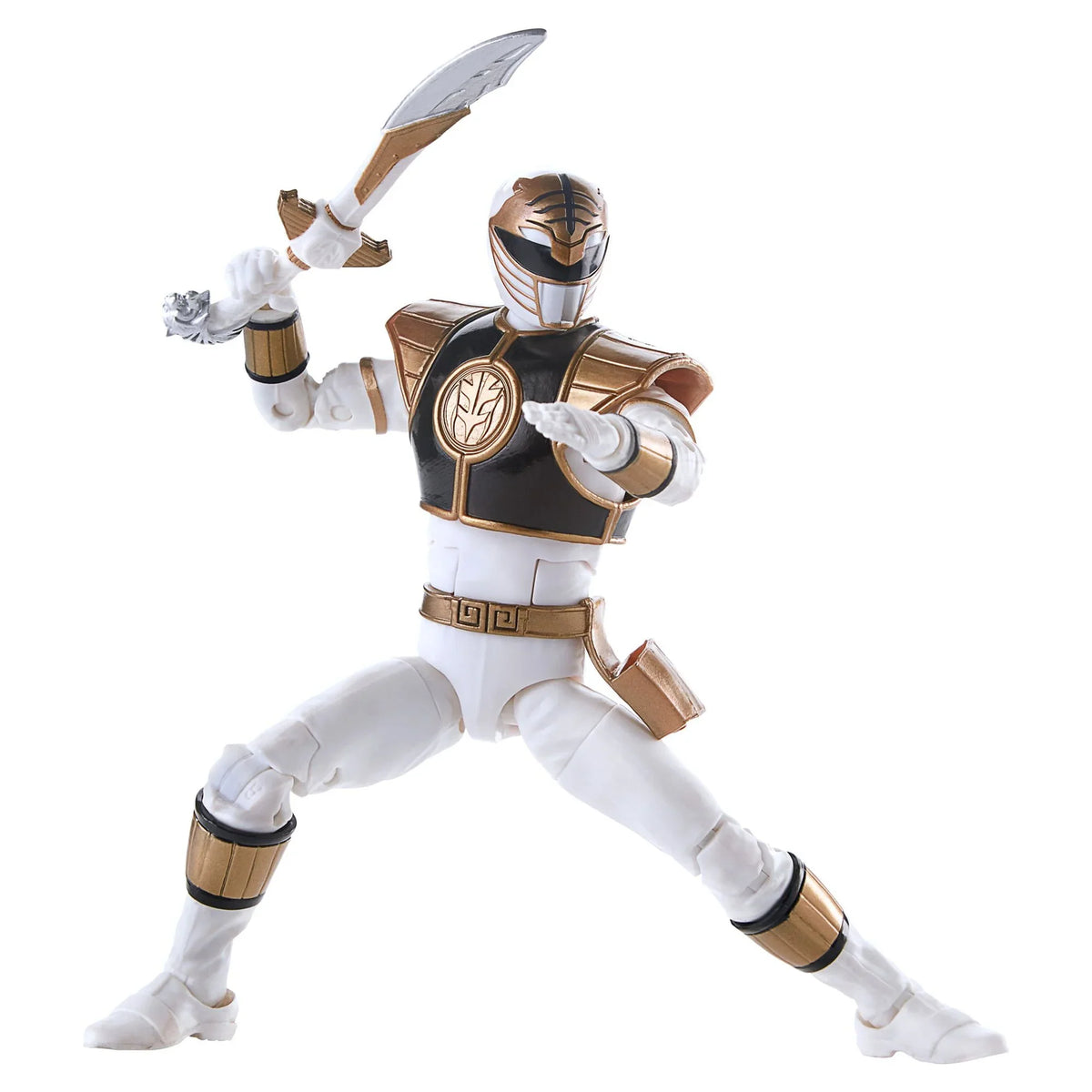 6-inch Morphin White Rangers Lightning Ranger Mighty Collection Power Figure