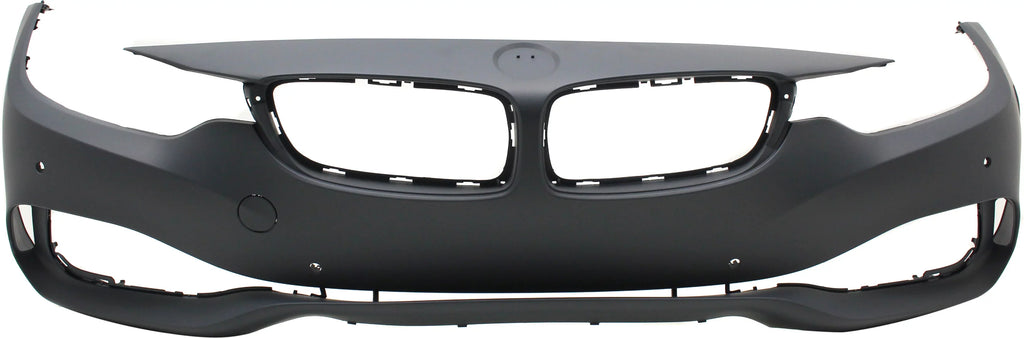 BMW Front PDC 2014-2017 4-SERIES BUMPER For with and Compatible COVER Convertible/Coupe/Hatchback Sensor Camera Primed Holes