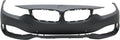 BMW Front PDC 2014-2017 4-SERIES BUMPER For with and Compatible COVER Convertible/Coupe/Hatchback Sensor Camera Primed Holes