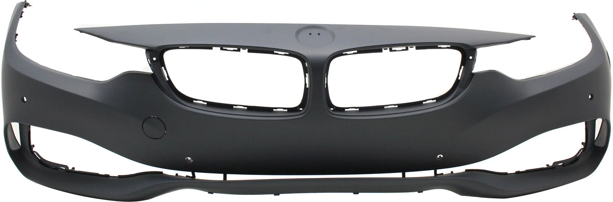 BMW Front PDC 2014-2017 4-SERIES BUMPER For with and Compatible COVER Convertible/Coupe/Hatchback Sensor Camera Primed Holes