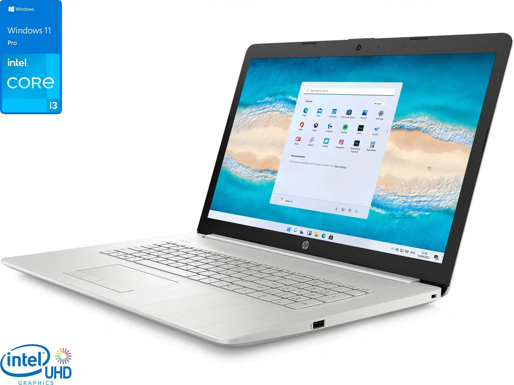 Upto Windows Wi-Fi, SSD, 1TB NVMe 4.1GHz, 17.3" IPS i3-1115G4 HDMI, Pro FHD 17 Core 32GB RAM, Bluetooth, Display, Laptop, Intel 11