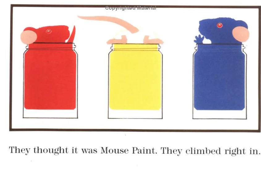 the them! three and Shapes that shapes color Paint, by Count, with Stoll mixing, Collection) (Hardcover Mouse Mouse about mice learn 123s Mouse Ellen colors, animals and Walsh chase