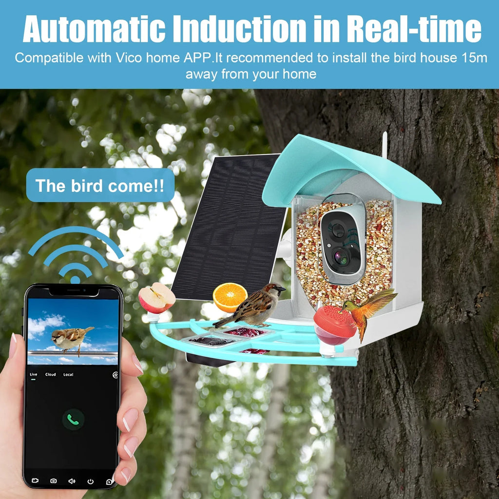 Camera App Camera Arealer Wireless Owsoo Surveillance Feeder 1080pVideo Vico camera,PirAi Powered Camera Wifi App Species Pir Solar Wifi Ai Video Feeder 1080p Resolution With Video