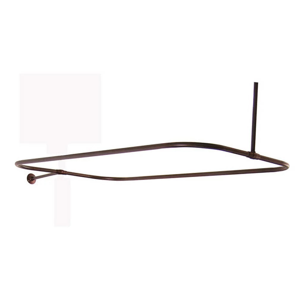 Shower TKCTRN60-ORB4 Top Rd 60 Kit Drain-Oil Rubbed Roll Bronze Tub Filler Supplies CI