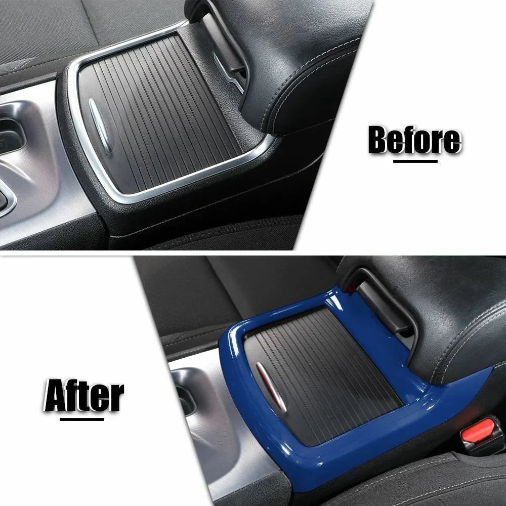 Blue Central Inner Panel Holder Cup Teledu Console + Trim Cover