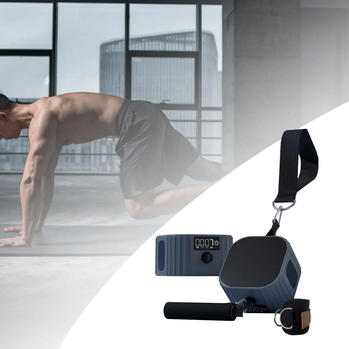 Resistance Equipment for Multifunctional Training AMLESO Blue Equipment Yoga Dark Strength Strength Fitness Training Full Machine Trainer Body