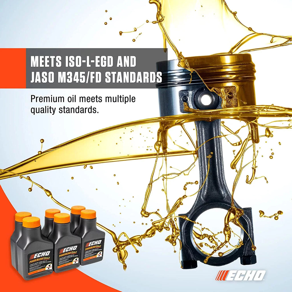128 oz 2-Stroke 6450050G 2-Cycle (1 Oil Mix Power fl Gal.) Gold Echo Blend for 50:1