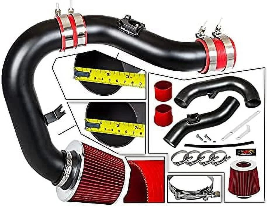 Black 06 Subaru Racing Cold for 02 WRX/Sti 05 04 03 Air Intake Rtunes