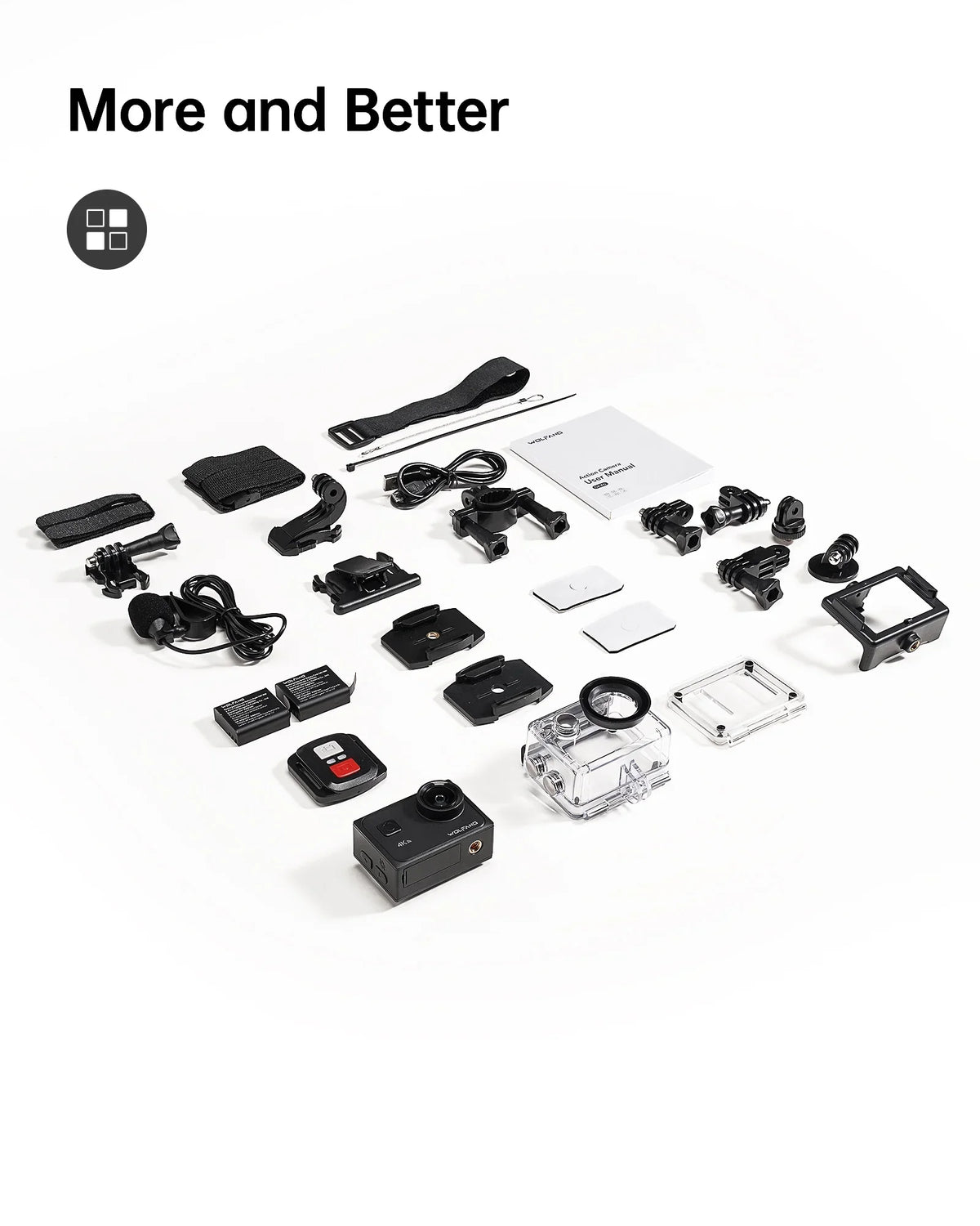 Vlog 4K 170° Sport Touch Action 60FPS Camera 40M Angle Screen Underwater WF EIS Control Cam Camera 24MP Waterproof Wide with Camera Remote