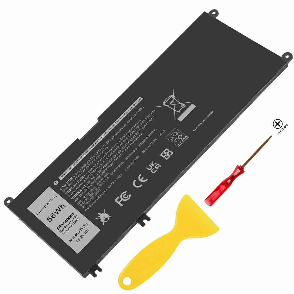 33YDH 3580 3590 3480 Laptop W7NKD 3490 Battery P30E001 Latitude US For 3380