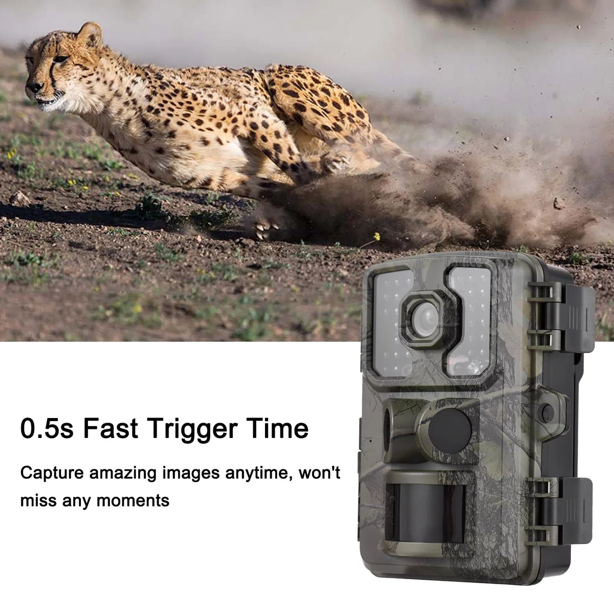 Wildlife Sensors Trigger Inch Supports PIR Color TFT 4K Time GoolRC Tracking Infrared Activated 0.5s Screen with Waterproof 2.0 Trail Motion IP66 16MP