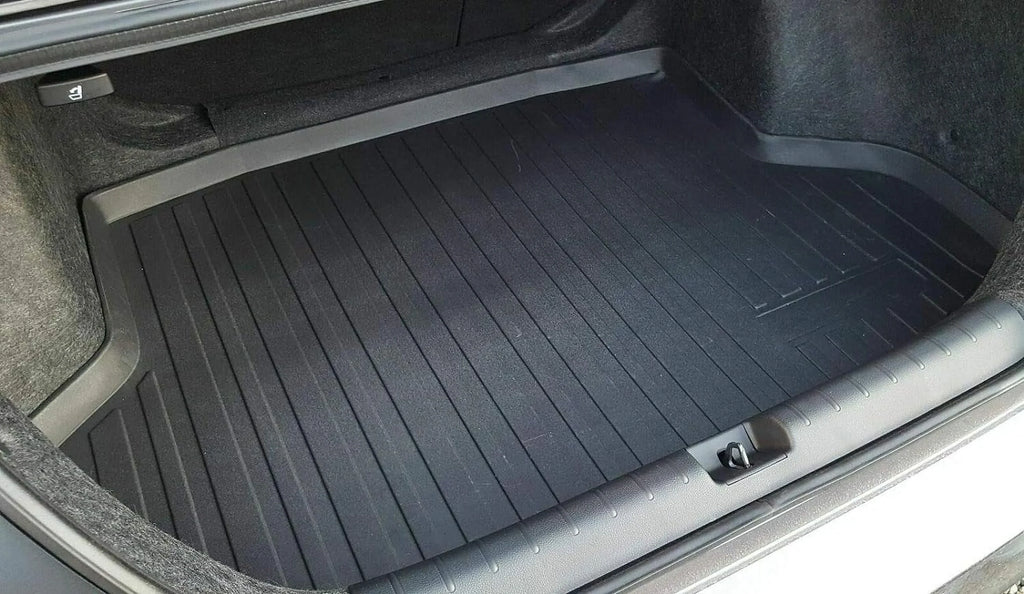 to Raised for Mats EA Liner Honda for – – EACCESSORIES – Mat with Trunk Rubber 2016-2021 Mat Cars Install – Easy – Design Trunk Laser Sedan Civic Weather-Resistant Lip Pre-Cut Trunk Cargo Car Non-Slip