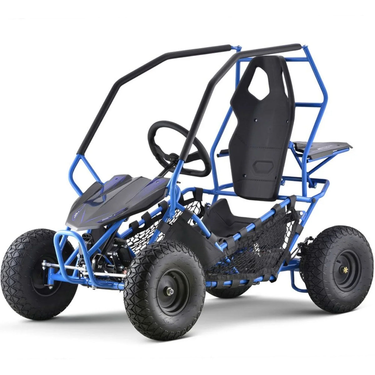 Blue 36v Kart 1000w Electric MotoTec Maverick Go