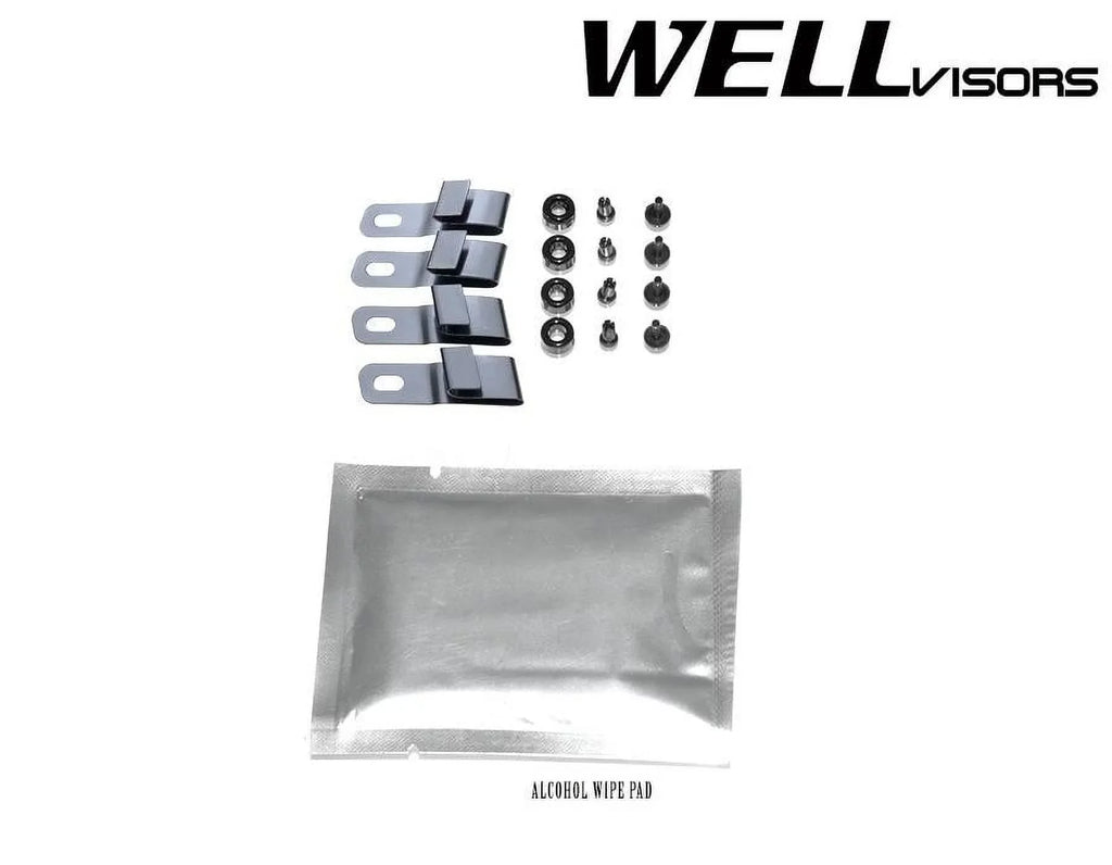 Trim 2018 2020 Wellvisors Rain 2022 BMW Side Chrome X3 Visors Deflectors 2023 / Window Guard G01 2024 3-847BM018 Wind 2021 2019 for With