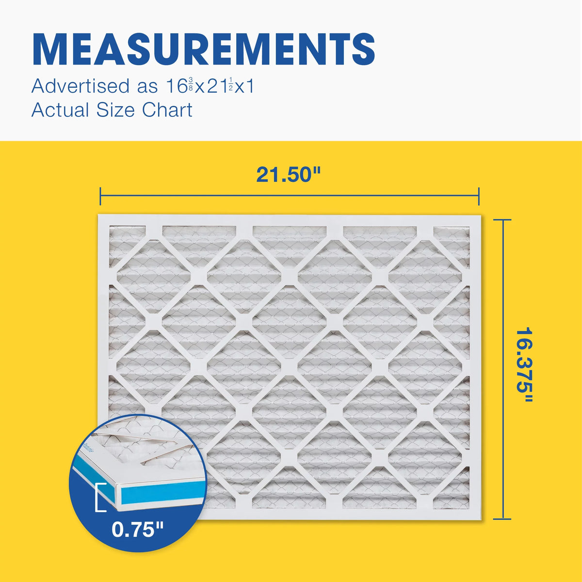 Air 11 MERV 3/8 Filter, 1 Furnace 21 Aerostar Pleated 6 Air Pack 1/2 x 16 Filter, AC x