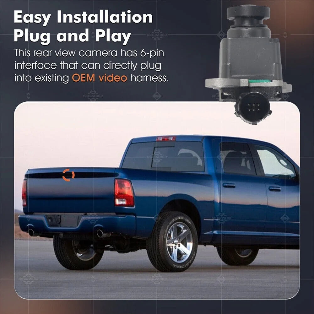 2500 Parking 4500 Dodge 13-17 Backup 1500 Rear View 3500 For RAM Camera 5500 Paddsun