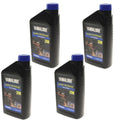 Yamalube OEM, 4 Marine Yamaha Oil, LUB-2STRK-M1-12 2-Stroke Engine Quarts, New