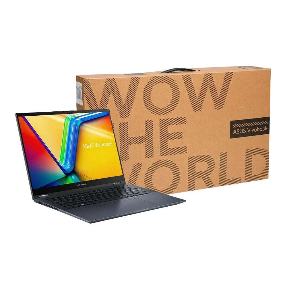 Gen State Vivobook 1220P Home Solid 1.1GHz 2-in-1 Processor Quiet i3 Intel Drive Blue RAM S Intel Graphics Laptop DDR4 14" Core BT TP3402ZA-OS34T 256GB 11 WiFi 12th UHD Computer Flip 8GB Windows