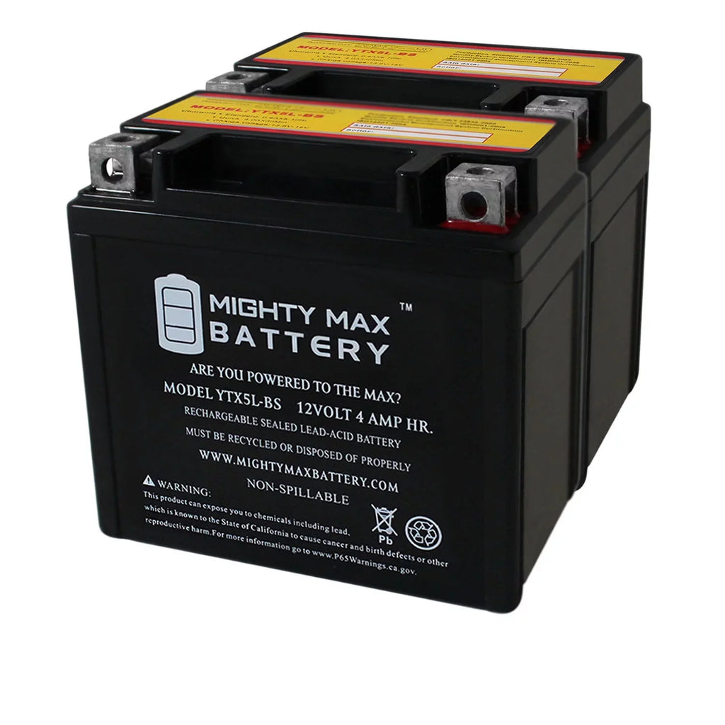 YTX5L-BS Super Kymco 2000 2 Battery Pack Replacement for 9 - - 50